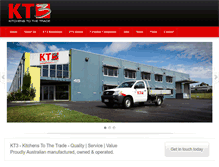 Tablet Screenshot of kt3.com.au